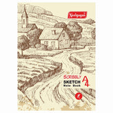 Scribbly Sketch Notebook Pad A4 (140 GSM) – 35 Sheets, (21cm X 29.7cm) (Suitable for Drawing & Sketching)